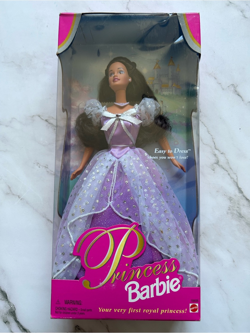 1997 Easy To Dress Princess Brunette Teresa Barbie Doll #18406